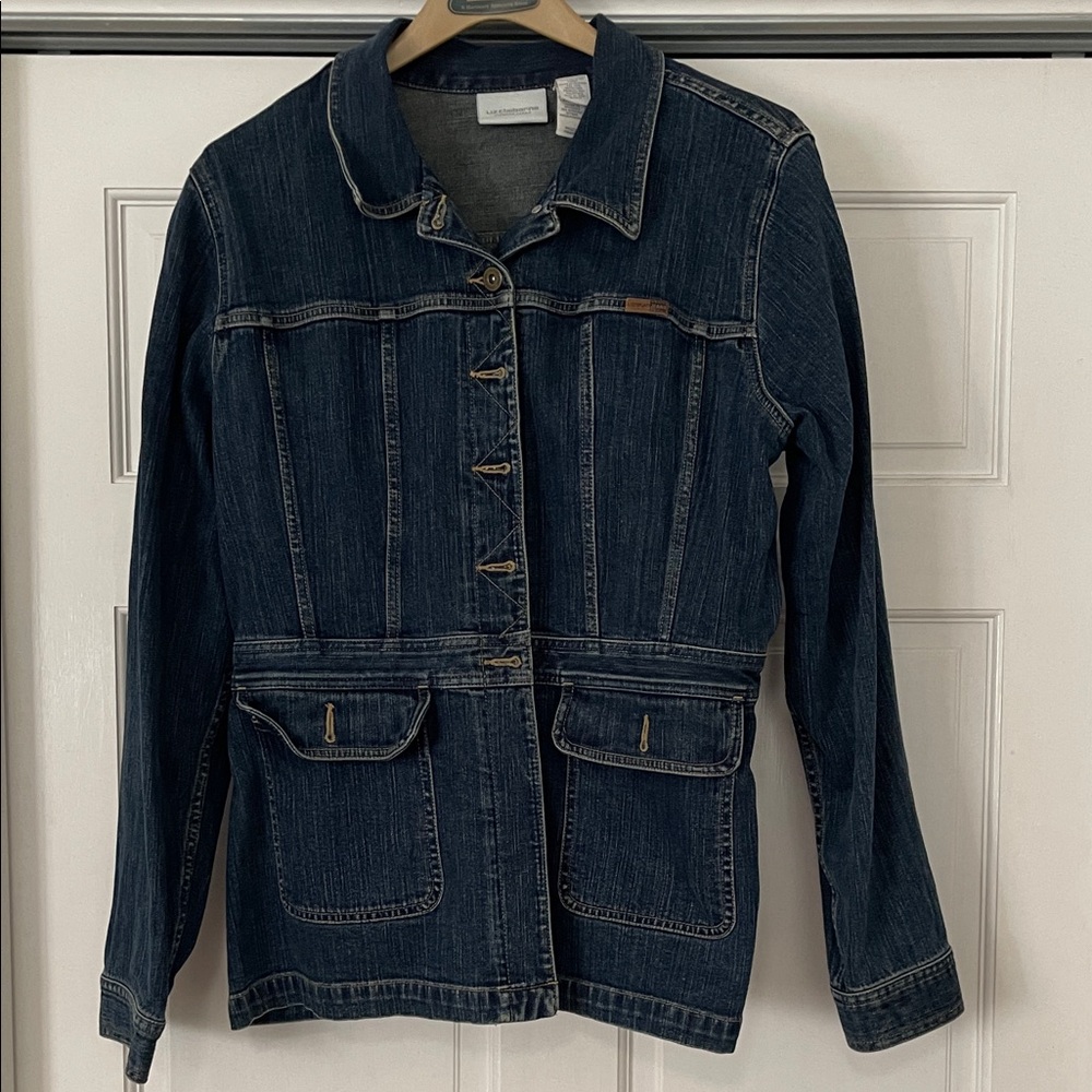 Liz Claiborne Dark Blue Jean Jacket